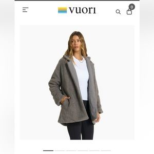 Brand new vuori Cozy Sherpa blazer